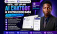 build ai chatbot and integrate chatbot for website customer support