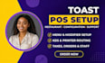 do toast pos setup configuration menu building and printer routing