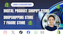 shopify website, shopify store, shopify dropshipping, 7 figure shopify store
