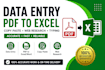 do excel and word data entry