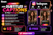 add captions or subtitles to your video