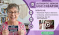 create ugc video talking head, demonstrations, greenscreen, boomer generation