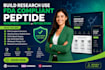 build fda compliant peptide website, wordpress website, peptide store, peptide
