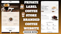 build private label coffee branded shopify store coffee tea dropshipping website