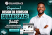 build squarespace website design squarespace website redesign  website design
