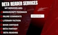 beta read critique and give detailed manuscript feedback with inline comments