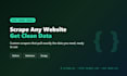 scrape any website and deliver clean structured data