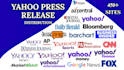 yahoo press release distribution, press release distribution, yahoo finance PR
