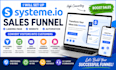 set up systeme io sales funnel landing page systeme io website systeme io expert