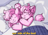 draw your furry characters in a cute sleeping chibi ych