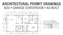 architectural drafting, permit drawings, adu, garage conversion, as built plans