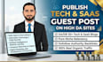 publish tech and saas guest post on high da site
