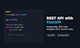 develop a rest API with fastapi and postgresql