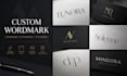 design custom wordmark, lettermark, minimalist monogram, and typography logo