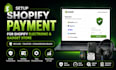 setup shopify payment for shopify electronic and shopify gadget store with doc