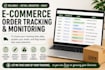monitor your ecommerce orders and update tracking daily