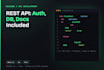 build a rest API backend with nodejs, go, or rust