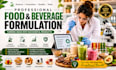 develop commercial food and beverage formulas with scalable recipe development