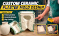 design production ready slip casting molds for ceramic product