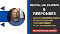 analyze medical negligence cases and draft case documents