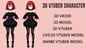 design and rig live2d vtuber model 3d vtuber model anime live2d rigging