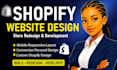 redesign shopify website design shopify store and shopify web development