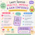 help you practice spanish  and natural conversations