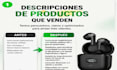 write SEO product descriptions in spanish
