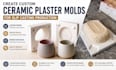 create custom ceramic plaster molds for slip casting production