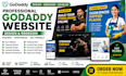 godaddy website design godaddy website redesign gym website cleaning website