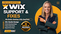 setup wix bookings, wix faq, wix studio website redesign, fix bug issue, wix seo
