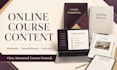 create online course content workbooks and training manuals