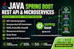 develop java spring boot rest API and microservices
