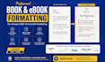 do book formatting for amazon book layout design manuscript paperback formatting