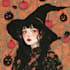 create a cute halloween illustration