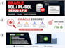 debug and fix oracle sql and pl sql errors