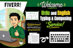 urdu and english typing and composing service