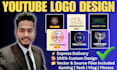 design modern gaming, tech, and vlog youtube logo