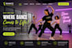 build wix online dance studio website, in person dance studio kids dance website