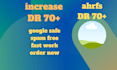increase domain rating increase ahrefs DR 50 plus