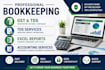 do booking, gst, tds, excel and accounting work