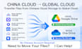 transfer files from baidu, quark, 123 cloud to google drive or onedrive