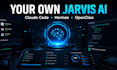 setup jarvis ai agent, hermes crm, openclaw, claude code, obsidian second brain
