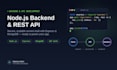 build a secure node js backend and rest API