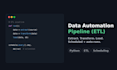 build a python etl data automation pipeline