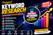 perform advanced keyword research and competitor analysis