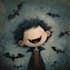 make cute fantasy horror vampire character art
