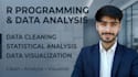 do r programming, data analysis, statistical analysis and visualization