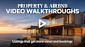 create a high quality airbnb or property walkthrough video