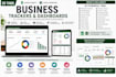 google sheets and excel business trackers dashboards